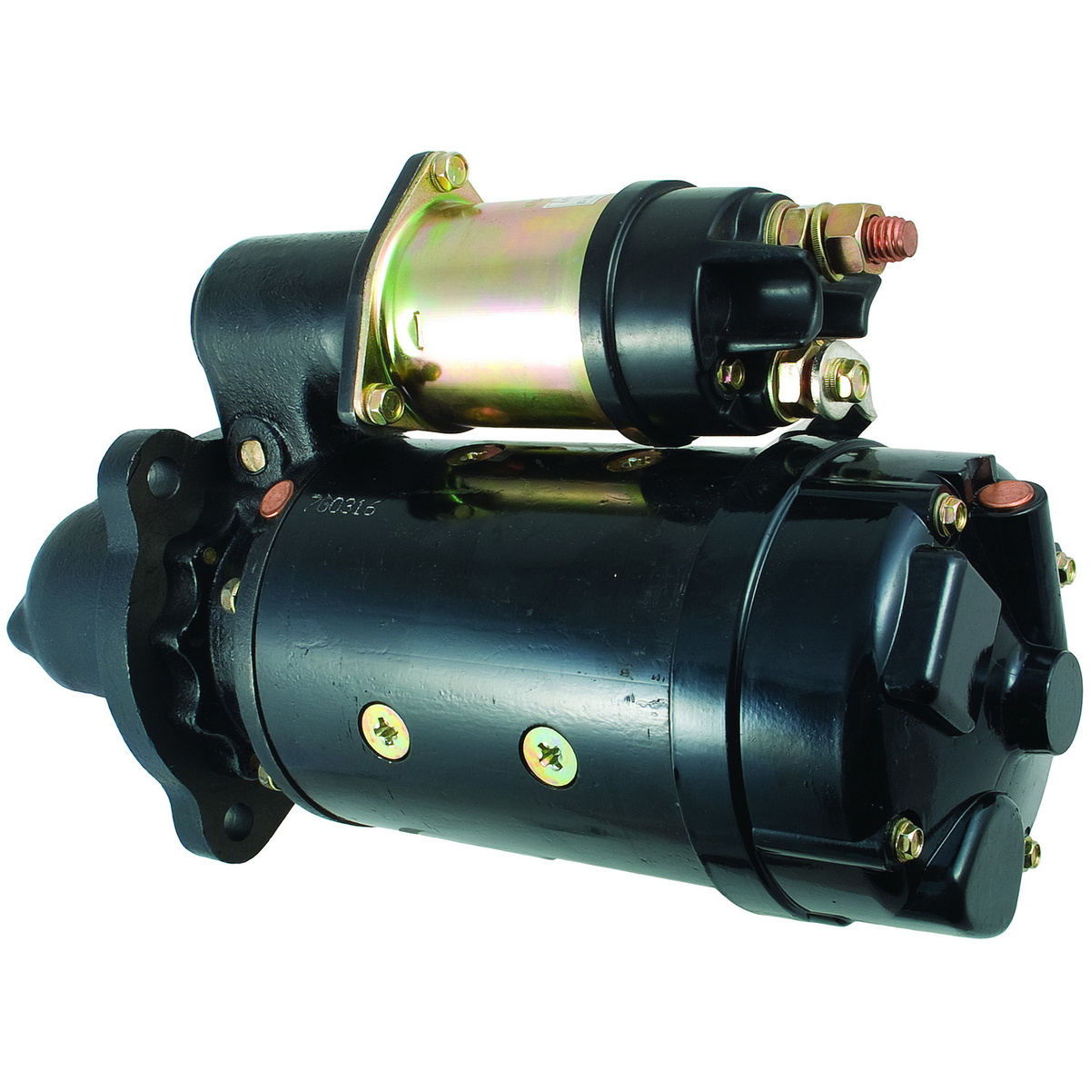 Starter Motor Compatible with Cummins, OE Ref - 3675208RX, WAI - 6630N